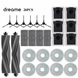 Dreame L10s Ultra Gen 2 / L30s Ultra Robot Vacuum Spare Parts Main Side Brushes Mop Cloths HEPA Filters Dust Bags Accessories