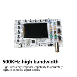DSO183 DC 5V Digital Oscilloscope DIY Kit, 0–500 kHz Oscilloscope Electronics Soldering Kit, Type-C Connector