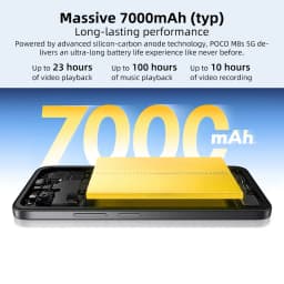 POCO M8s 5G Smartphone Global Version Snapdragon 6s Gen 3 6.9" 144Hz DotDisplay 50MP 7000mAh 33W Fast Chargin NFC