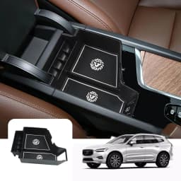 RUIYA for Volvo XC60 XC90 V60 S60 V90 S90 2017-2025 RHD Car Armrest Storage Box Auto Storage Box Volvo XC60 XC90 Accessories