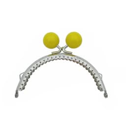 8.5/10.5cm Candy Color Beads Silver Metal Purse Frame Handle for Clutch Bag Handbag Accessories Making Kiss Clasp Lock