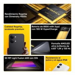 Smartphone POCO X8 Pro Max 5G Global Version MediaTek Dimensity 9500s 6.83" 1.5K 120Hz Ultra-bright AMOLED Display 8500mAh NFC