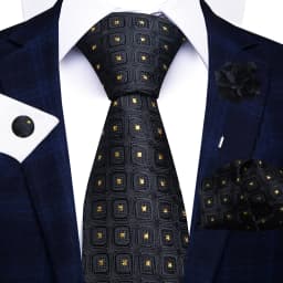New Style 8 CM Red Paisley Tie Handkerchief Cufflink Pin Set For Men Necktie Clothing Accessories Wedding Gravatas Fit Party