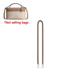 Cowhide Woven Chain Strap For rainer18, Leather Interwoven Shoulder Crossbody Bag Replacement Strap Handbag Accessories