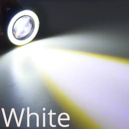 2X 30W Car Driving DRL Fog Lights COB Angel Eyes 64/76/89mm Ambient Lamps Waterproof Daytime Running Bulb Headlight Auto Lamp