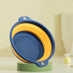 Portable Foldable Laundry Basin Plastic Travel Folding Wash Basin Safe Durable Foldable Wash Basin Bathroom Household Supplies