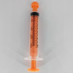 Color straight mouth syringe 5ml 10ml with plastic cap