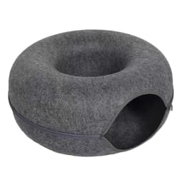 B-Tunnel Donut Cat Bed Interactive Tunnel Pet Felt Indoor Toys Cats House Kitten Training Toy Cat Kennel Cat Accessories