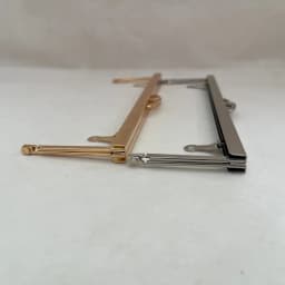 Kiss Lock Clasp Purse Frame with Chain Rings for Wallet Making Handbag Marriage Bag Closure Parts and Accessories with Screws
