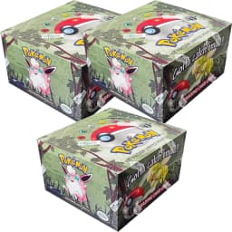 PKM Base Set Fossil Jungle Team Rocket Neo Destiny Booster Box 1999 2000 Year 1st Edition 1Box 36 Packs Proxy Game Cards Sealed