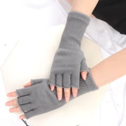 7 Colors Long Gloves Fingerless Knitted Gloves for Men Women Warm Stretch Elastic Winter Outdoor Mitten Cycling Accessories