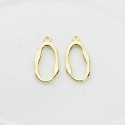 Zinc Alloy Geometric Rectangle Oval Charms Connector 6pcs/lot For DIY Fashion Earrings Jewelry Accessories