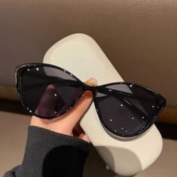 1/2 Pcs Korean Cat Eye Sunglasses, Lightweight, UV Protection, Retro Trendy, for Fashion Ladies