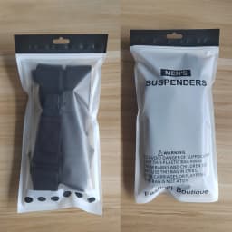 Suspenders for Men Work 3.8cm Wide 2 Plastic Clips Heavy Duty Big and Tall Trucker Suspenders Adjustable Elastic Trouser Braces