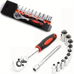 New Upgrade Wrench Socket Set Hardware Car Boat Motorcycle Bicycle Repairing Tool Short Socket Ratchet Auto Repair Tools Hand