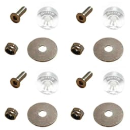 4pcs Alloy Screw Accessories Replacement Parts for Tajima Quick Hanging Belt Clip Tool Bag