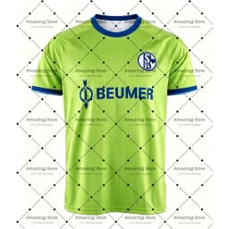 2026-27 Schalke 04 Home and Away T-Shirt with 3D Digital Print, Comfortable and Breathable Sports Casual Top