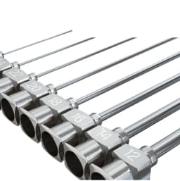 5PCS SUS304 8inch 200mm Long Blunt Tip Luer Lock Industrial Dispensing Needle 8G~26G Great for science lab, hobby crafts