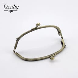 10 Pcs 12.5cm Antique Bronze Metal Purse Frame Kiss Clasp Handle For Bag Sewing Craft Tailor Sewer Hardware Bag