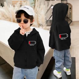 Dabbing Astronaut Jacket Boys Cotton Zipper Hooded Thin Coat Sports Spring Autumn Casual Cardigan Outerwear