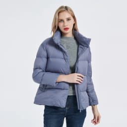 Schinteon Women Ultralight 90% White Duck Down Jacket Stand Collar Coat Casual Loose Winter Outwear High Quality 8 Colors