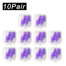 Soft Silicone Earplugs Waterproof Swimming Ear Plugs Reusable Noise Reduction Sleeping Ear Plugs Hearing Protector With Box