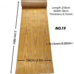 DIY High-EndTech Wood Veneer :for Wooden Refurbished Furniture Door Coffee Table Speaker Wall Panels Interior Home Decor