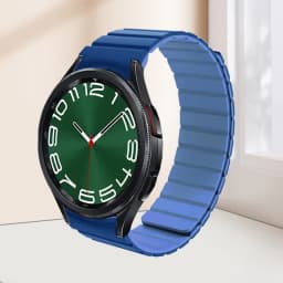 Magnetic Silicone Strap for Samsung Galaxy 6 5 4 40 44mm 6/4Classic 43 47mm 42 46mm No Gaps Bracelet for Watch 5Pro 45mm Band