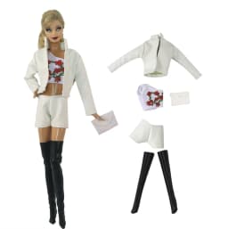 1 Set Doll Clothes 1:6 Scale Dress Outfit for 11.5 Inch 30cm Doll Many Style for Choice Gifts for Girls Doll Accessories #3