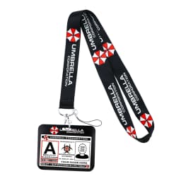 Double Sides Umbrella Lanyard & Card Holder By Umbrella Corporation Neck Strap Card ID Holders with Employee information card