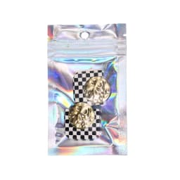 50pcs Self-Sealing Laser Small Plastic Bags for Jewelry Pouch with Clear Display Window Jewelry Packaging Gift Storage Bag