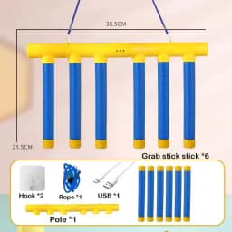 A Falling Sticks Catching Sensory Toy Adults Kid Sticks Game Drop Catch Win Reaction Training Reflex Challenge Family Party Game