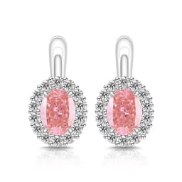 Exquisite Ice Flower-Cut Pigeon Egg 925 Sterling Silver Earrings with High-Carat Diamond Egg-Shaped Earrings for Ladies' Jewelry