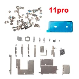 1set Full Inside Small Metal Parts Shield Plate Set Kit Holder Bracket For iPhone 6s 7 8 XS XR XS 11 12 13 14 15 16 Pro Max Plus
