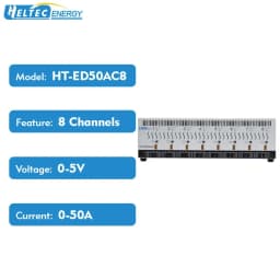 Heltec 1-99V 50A Battery Capacity Tester for 18650 LiFePO4 LTO NCM Lead-Acid | Smart High-Precision Discharge Load Tool
