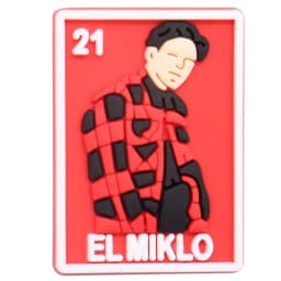 1pcs Mexican Playing Cards PVC Funny Figures Garden Shoe Charms Clog Buckle Decorations For Wristbands Boys Girls Party Present