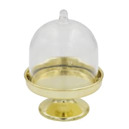 4/6/8/10CM Doll Glass Dome Display Wood Cork Bell Jar With Wooden Base Decoation Craft Table Decoation Craft
