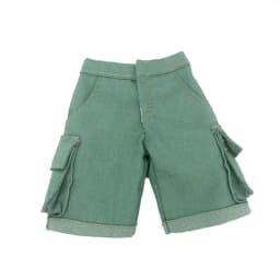 1/ 6 Bjd Doll Clothes Doll Stripe Long Sleeve T-Shirt Overalls Denim Shorts Suits For 1/6, Yosd, 30cm Sd Doll Accessories Toy
