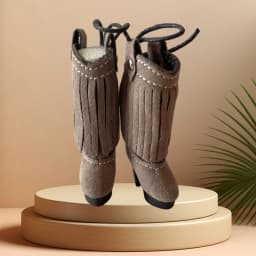Tilda 2.5cm Mini Doll Boots for Blythe Dolls Toy,Cute High Heel Shoes for Azone Obitsu Licca Doll Accessory Cute Girls Present