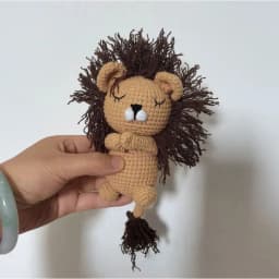 Handmade Kid Room Deco Stuffed Plush Toy Animal Amigurumi Handcrafts Kids Gifts Soft Fox Cow Lamb Birthday Sleeping Dolls