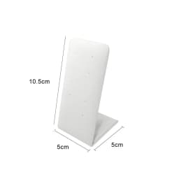 Fashion Earring Holder 12-Holes Small Stud Display Stand Jewelry Organizer Storage Rack L-Shape Jewelry Showcase