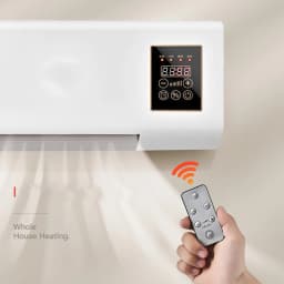 Cooling Heating Fan Electric Air Conditioner Fan Wall Mount Easy Temperature Timer Heating and Cooling Fan