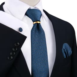 Necktie Ring For Men Luxury Tie Handkerchief Cufflinks With Gold Metal Ring Suit Paisley Red Tie For Wedding 8cm Man Accessories