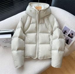 Puffy Hooded Down Jacket Women 2027 Winter Thick Warm Quilted Cotton Padded Coat Stylish Outdoor Parkas Casual Daily Wear куртка