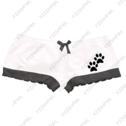 Y2K American Style Pink Cute Cat Paw Print Shorts Hot Pants with Bow and Lace Trim for Dance Summer Gothic Trendy Women Clothing