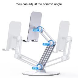 Tablet Stand 360 Rotation Adjustable Folding Support For Xiaomi Mi Pad 6 Samsung iPad Pro Air Mini 12.9 11 10.2 10.9 10.5 Holder