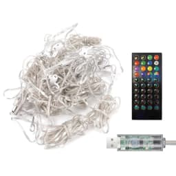 LED String lights WS2812B sk6812 pixel RGBIC Smart LED Curtain String Light Bluetooth APP Christmas Fairy Light DIY USB 5V