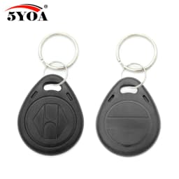 100pcs T5577 EM4305 RFID 125khz Key Keyfobs Copy Rewritable Writable Rewrite Duplicate Proximity ID Token Ring Blank Access