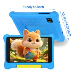 Kids Tablet,7 Inch Android 13 for Kids,5GB RAM 32GB ROM 128GB Expandable,WiFi Bluetooth Type-C,Parental Control,Shockproof Case