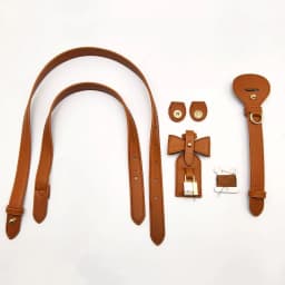DIY Crochet Bag Making Kit Bag Base Bottom with Handle Extension Shoulder Straps Hardware Accessories for Knitting Tote Handbag